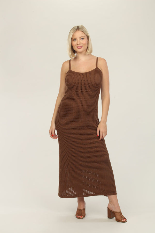 Brown Maternity Dress