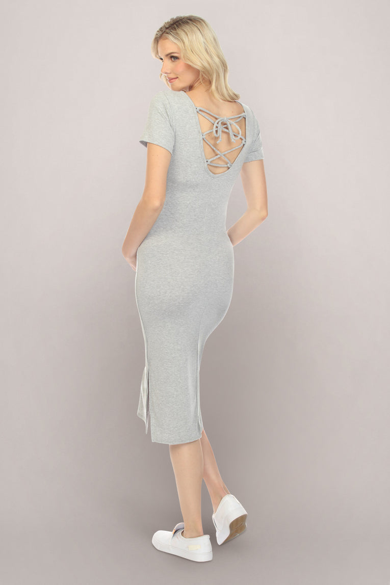 Capri Style Maternity Dress Back