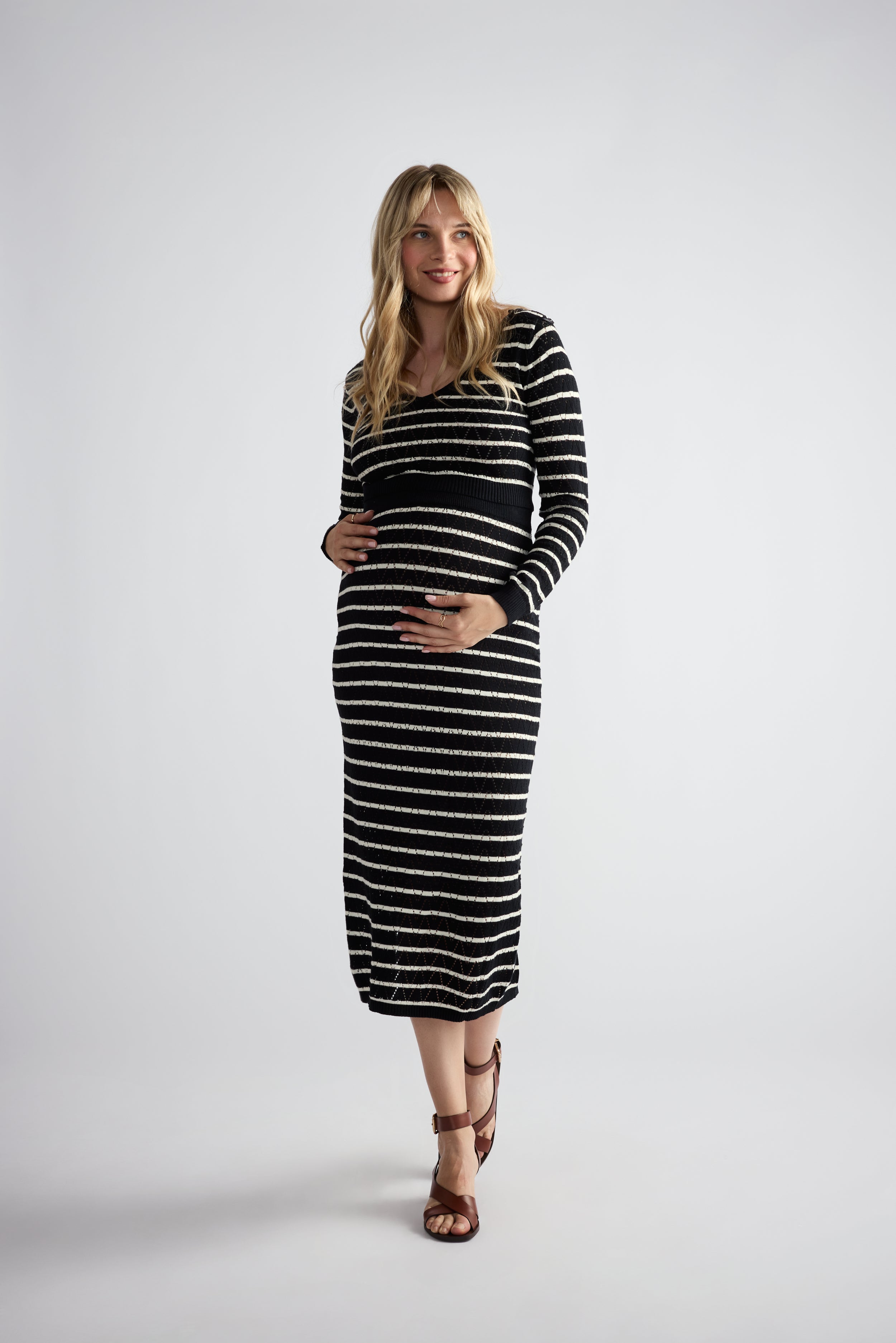 Gray Tube Knit Dress