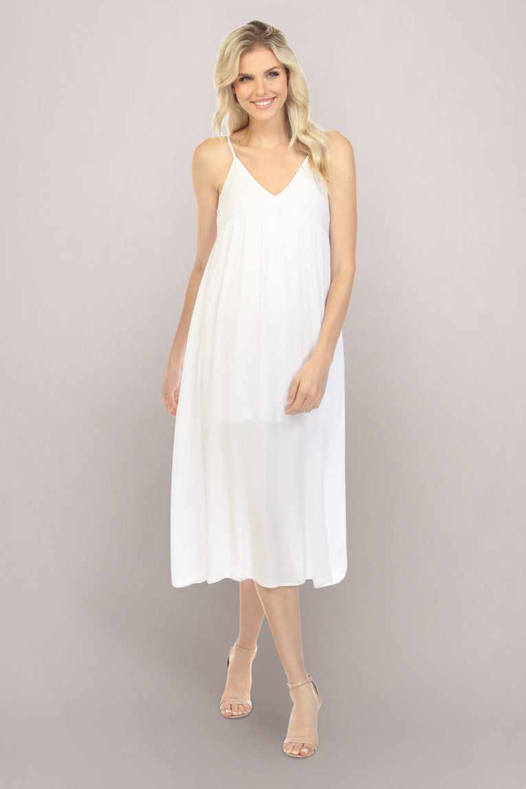 Natural White Maternity Dress